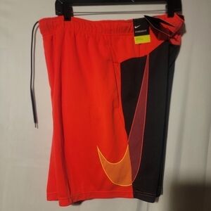 NIKE DRI FIT GRAPHIC TRAINING SHORTS MEN RED Size XXL (CJ6689-644)
